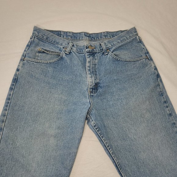 Vintage WRANGLER GORPCORE Festival Straight Leg Hi-Rise UNISEX Jeans Size 34X29 - Picture 10 of 16